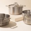 Cookware Made In Specialty Shapes | Stainless Clad Stock Pot