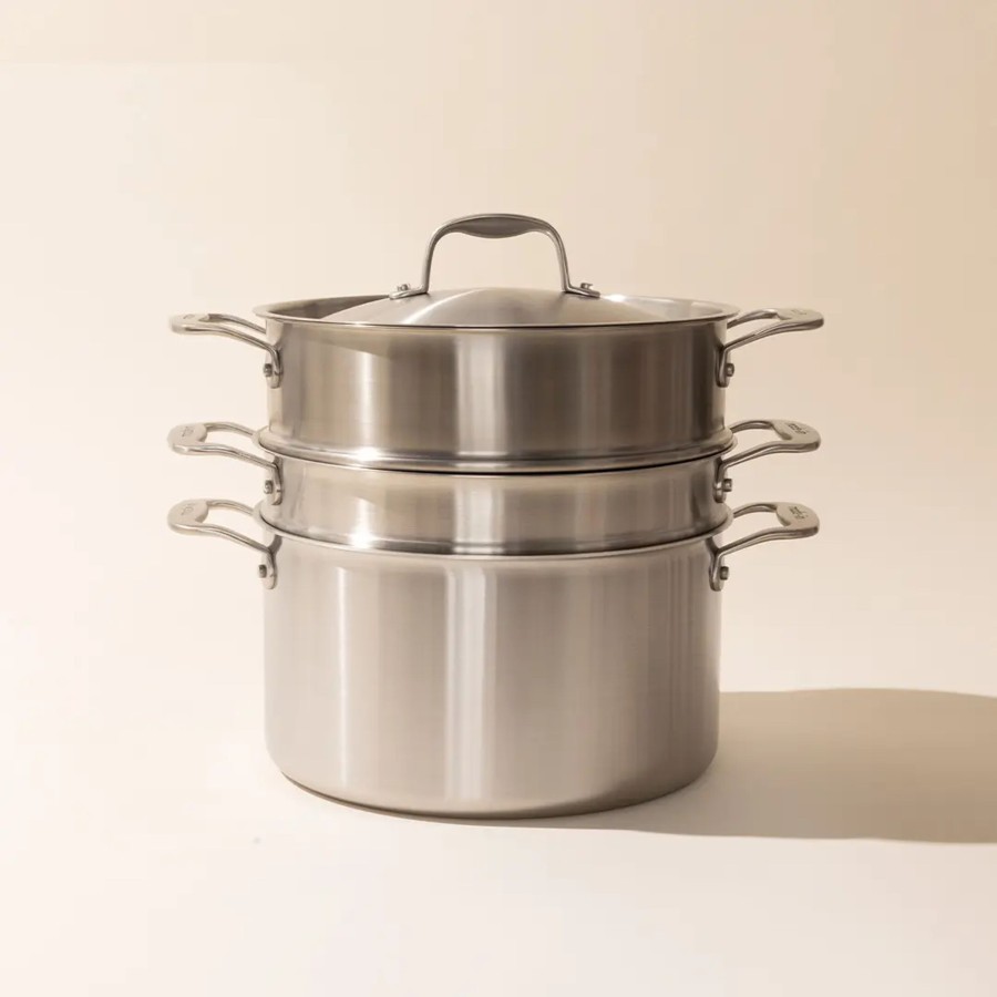 Cookware Made In Specialty Shapes | Stainless Clad Stock Pot