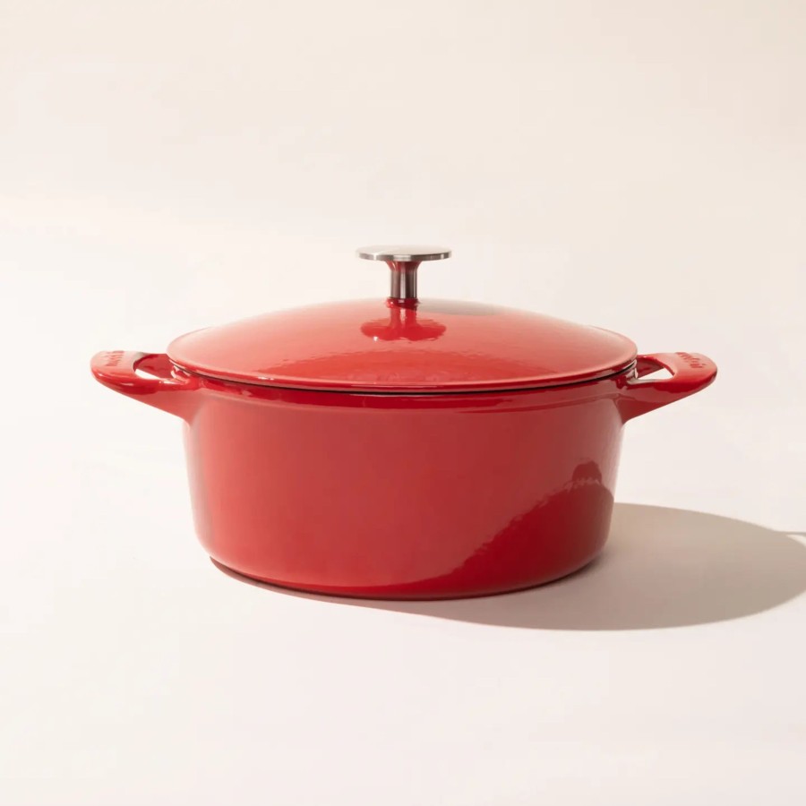 Bakeware Made In Dutch Ovens | Round Enameled Cast Iron Dutch Oven