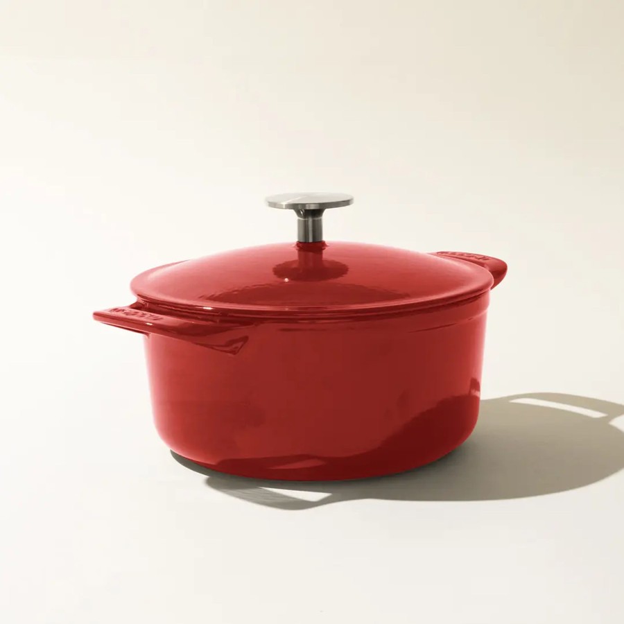 Bakeware Made In Dutch Ovens | Round Enameled Cast Iron Dutch Oven