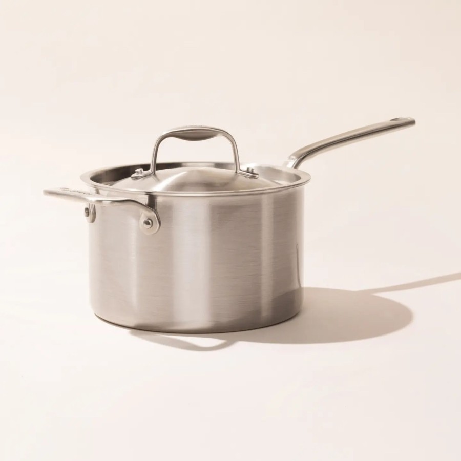 Cookware Made In Specialty Shapes | Stainless Clad Saucepan