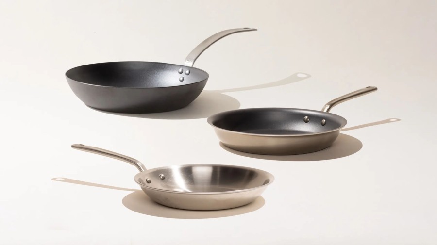 Cookware Made In Specialty Shapes | Multi-Material Frying Pan Set