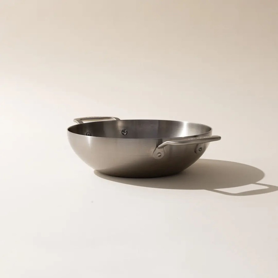 Cookware Made In Specialty Shapes | Stainless Clad Kadai