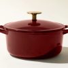 Bakeware Made In Dutch Ovens | Round Enameled Cast Iron Dutch Oven