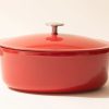 Bakeware Made In Dutch Ovens | Oval Enameled Cast Iron Dutch Oven