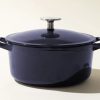 Bakeware Made In Dutch Ovens | Round Enameled Cast Iron Dutch Oven