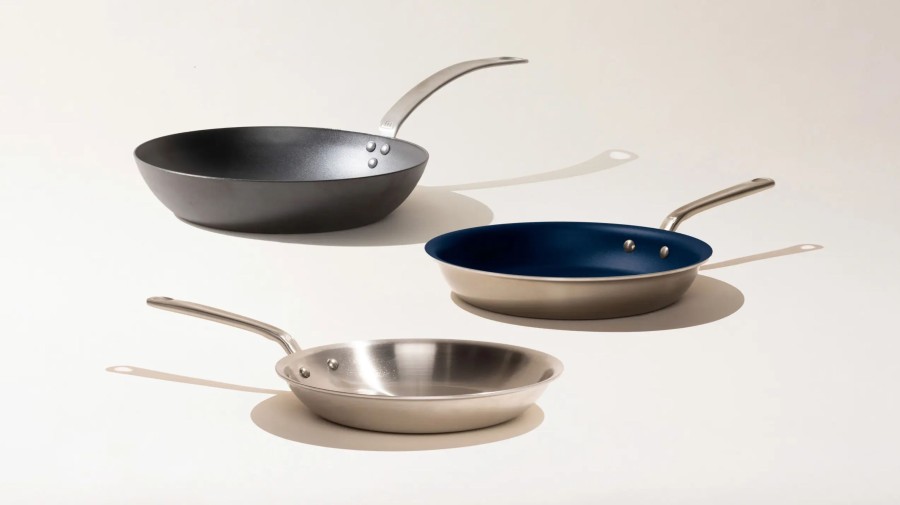 Cookware Made In Specialty Shapes | Multi-Material Frying Pan Set